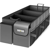 HOTOR Trunk Organizer for Car - Large-Capacity Car Organizer, Foldable Trunk organizer for SUVs & Sedans, Sturdy Car Organization for Car Accessories, Tools, Sundries, Black