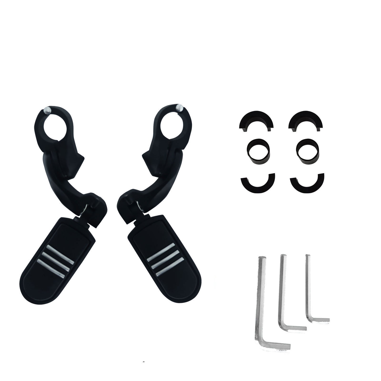 Universal Motorcycle Foot Pegs for Front and Rear Use