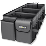 HOTOR Trunk Organizer for Car - Large-Capacity Car Organizer, Foldable Trunk organizer for SUVs & Sedans, Sturdy Car Organization for Car Accessories, Tools, Sundries, Black